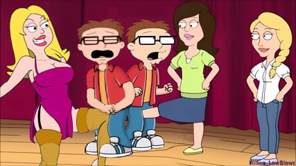 nerd bullbusting at the theatre KICK IN THE BALLS anime nutshot