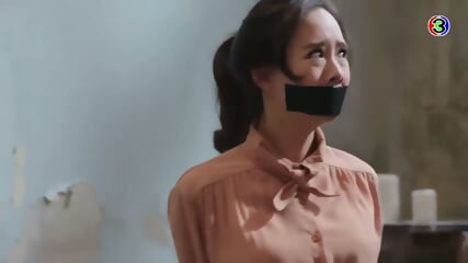 Thai Lakorn Asian Woman Gagged With Black Tape