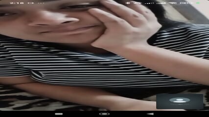 Busty gf video call