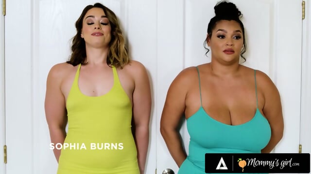 MOMMY’S GIRL – Strangers Ashlyn Peaks & Sophia Burns Sneak Away From Wild Party For Passionate Fuck