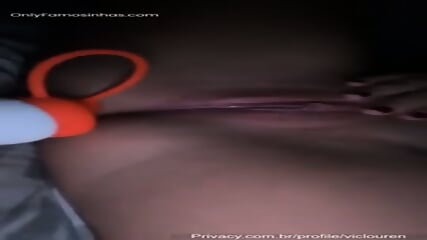 Vic Louren showing off her perfect pink pussy