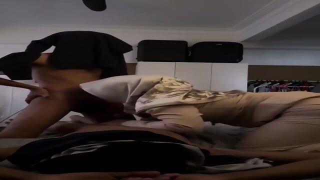 Buguru hijab diajak murid 3some