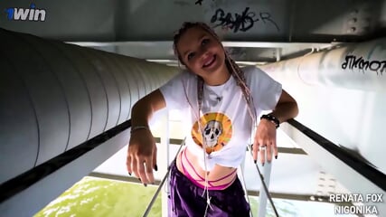 HOT UNDER BRIDGE - 1WINPORN NIGONIKA PORN 2023 - DIRTY GONZO PORN!
