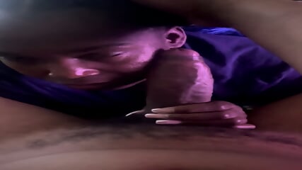 My submissive dick sucker enjoys herself