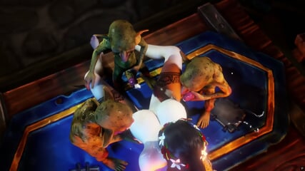 Goblin Cave: Training the Black Silk Sizzling Girl (Part 2)