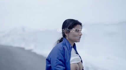 Resmi Nair Most Surprising Video Teasing Her Big Boobs in Snow Pissing and Playing With Pussy