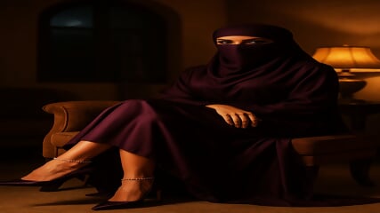 Sometimes I imagine wetness spreading under my hijab.