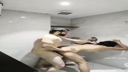 Beautiful aunty Fucking with boyfriend in bathroom