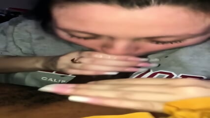 Interracial BJ CIM