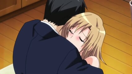 Hentai wife fucked by two guys in front of husband