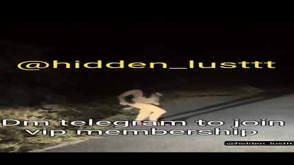 Smriti jain hiddenlust  night road nude walking and pissing dare