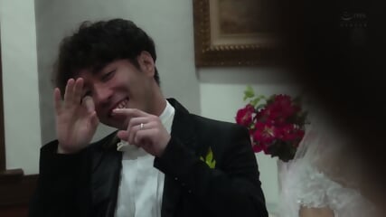 While Watching Her Daughter's Happiness... Mother Satsuki Kirioka Violated by Her Son-in-Law at the Wedding Reception