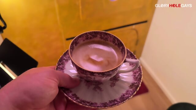 Early Morning Gloryhole Surprise: Fresh Cream in My Coffee â So Hot, You’ll Watch It Over and Over