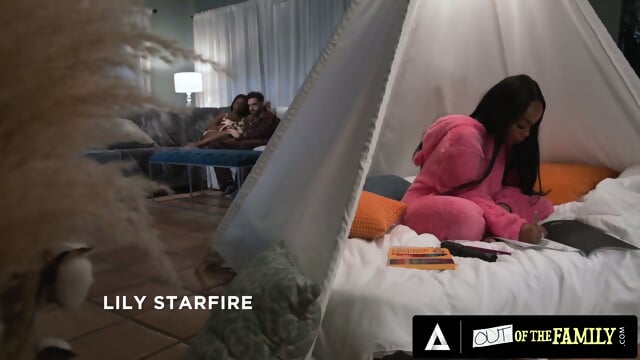 OUT OF THE FAMILY – Naughty Teen Gets Caught Masturbating By Stepdad And He Finishes The Job