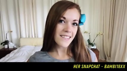 Babysitter Wants Cock And Money HER SNAPCHAT - BAMBI18XX