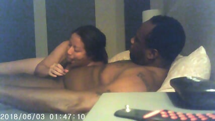 BBC dick sucked by Asian MILF