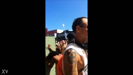 REDBONE MILF FUCKED AT PARADE 4
