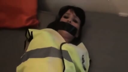 Tied In A High Viz Vest  Kinky4Ever