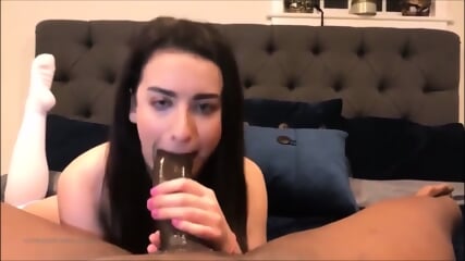 BBC Teen Blowjob & Cumshot