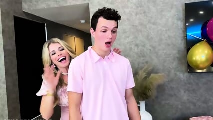 never say you don't get presents, stepson