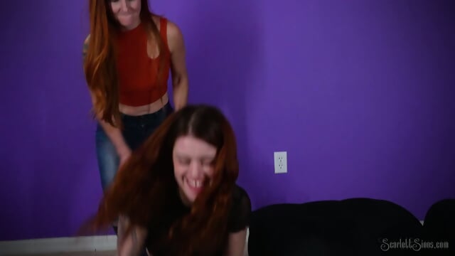 Lesbian bondage foot Worship