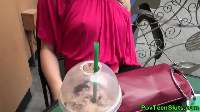 Pov teen flashes in public