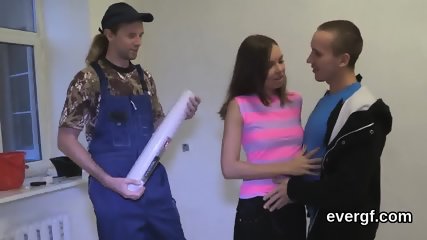 Poor Dude Allows Horny Buddy To Screw His Ex-girlfriend For Dollars
