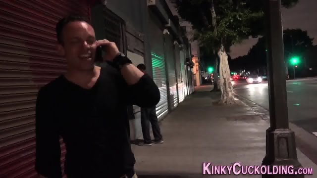 Busty slut cuckolds loser