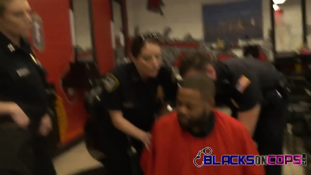Criminal suspect gets the latest haircut straight from hell