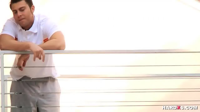 Brunette Prepares for Sex With Exercise
