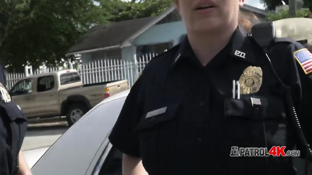 Horny criminal gets to fuck these kinky policewomen