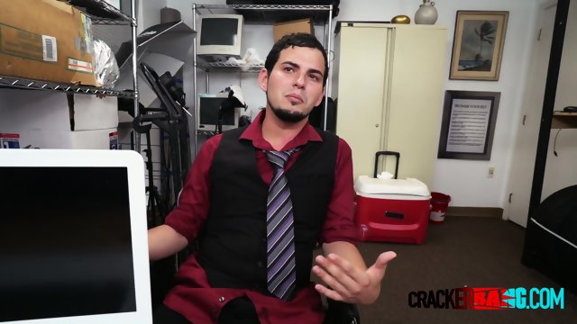 Desperate employee is willing to open up to new things for director