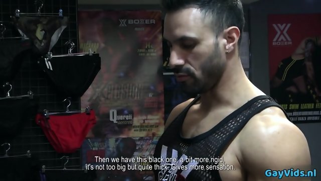 Big dick gay dildo with cumshot