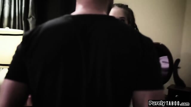 Gia Paige forced into sex with two bros and gags and is dped