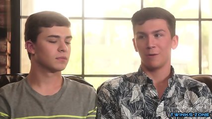 Brunette Twink Anal Sex With Facial