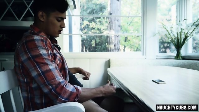 Latin gay anal sex with cumshot