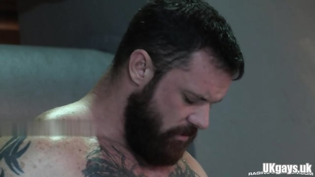 Tattoo gay anal sex with cumshot