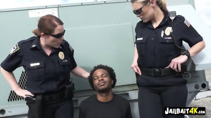 Peeping Tom Gets Arrested And Banged By Perverted Milf Cops