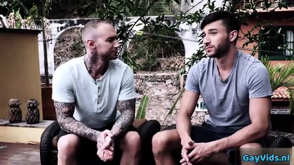Tattoo Gay Flip Flop With Cumshot
