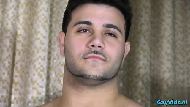 Muscle gay threesome with cumshot