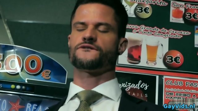 Big dick gay threesome and cumshot