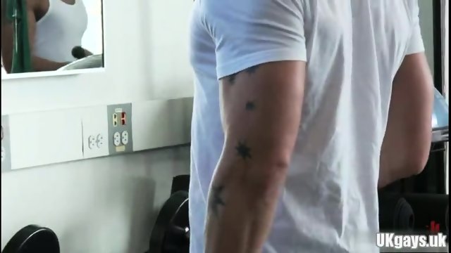 Hot gay bound with cumshot