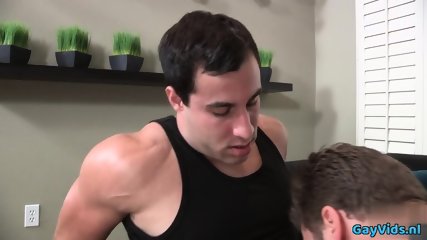 Muscle Gay Anal Sex And Creampie