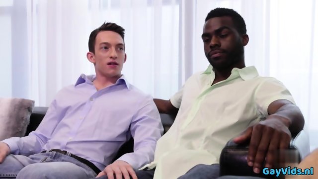 Big dick gay interracial with cumshot