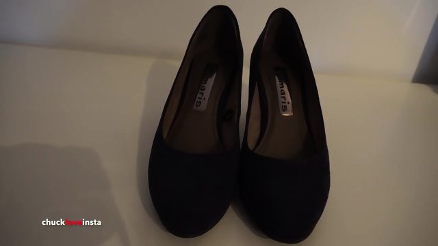 My Sisters Shoes: Blue Heels - 4K