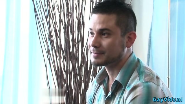 Big dick gay threesome and cumshot