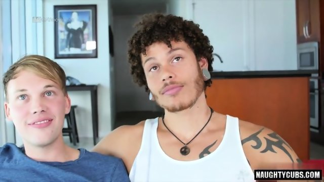 Latin gay interracial and anal cumshot