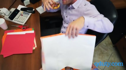 Box Full Of Donuts Holds A Steamy Surprise For Coworker