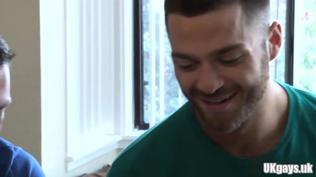 Big dick gay anal rimming and facial
