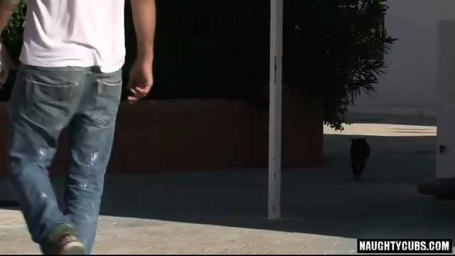 Muscle gay anal sex and cumshot